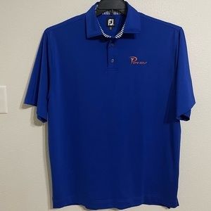 FootJoy‎ Royal Blue Embroidered Stretch Golf Polo Size XL